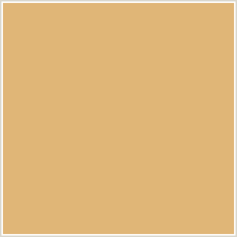 E0B677 Hex Color Image (HARVEST GOLD, ORANGE)