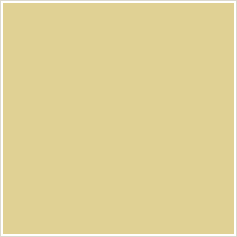 E0D194 Hex Color Image (ORANGE YELLOW, ZOMBIE)