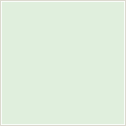 E0EFDD Hex Color Image (GREEN, ZANAH)