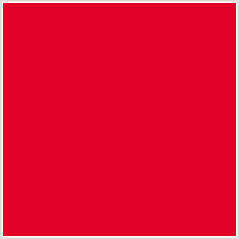 E10028 Hex Color Image (MONZA, RED)