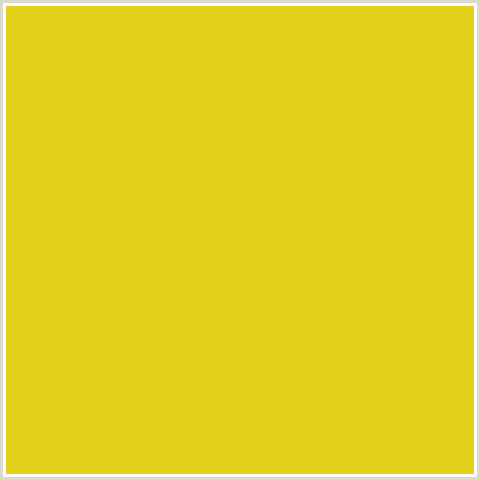 E1D219 Hex Color Image (BARBERRY, YELLOW)
