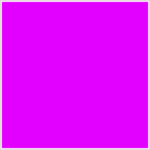 E200FF Hex Color Image (DEEP PINK, ELECTRIC VIOLET, FUCHSIA, FUSCHIA, HOT PINK, MAGENTA)