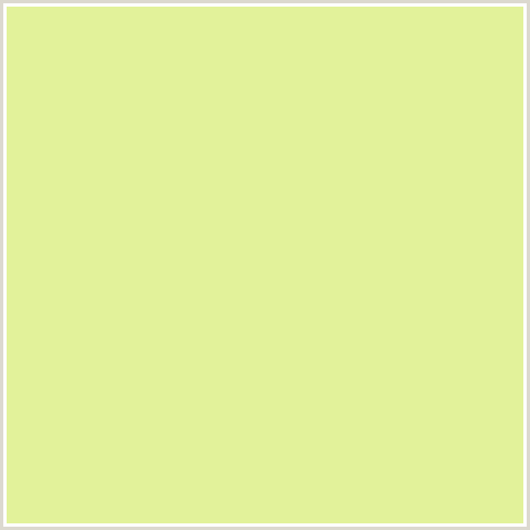 E2F29A Hex Color Image (GREEN YELLOW, KHAKI)