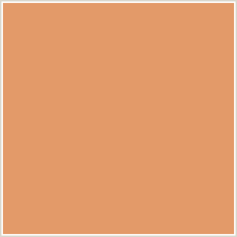 E39A69 Hex Color Image (DI SERRIA, ORANGE RED)