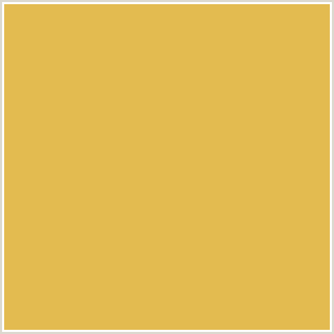 E3BB50 Hex Color Image (ANZAC, YELLOW ORANGE)