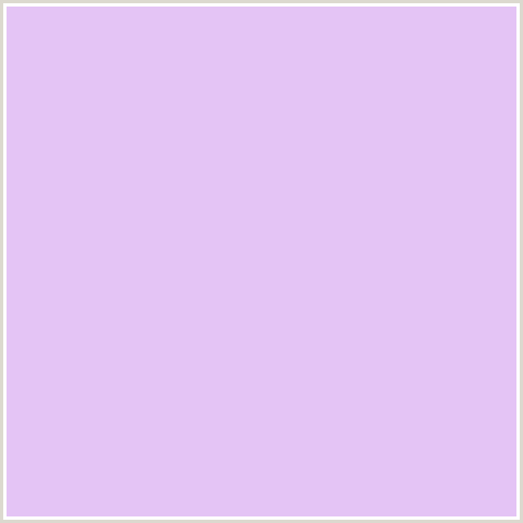 E4C4F5 Hex Color Image (MOON RAKER, VIOLET BLUE)