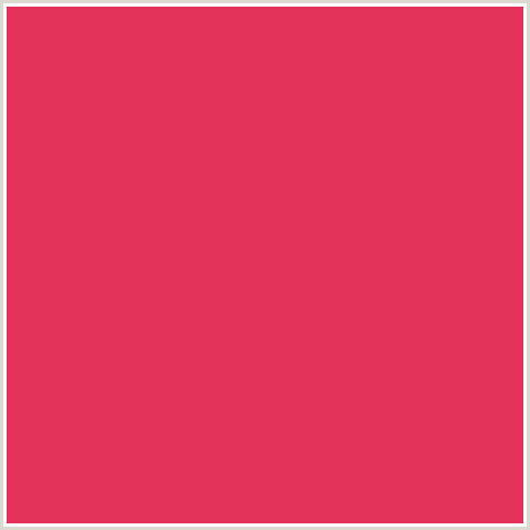 E5325A Hex Color Image (AMARANTH, RED)