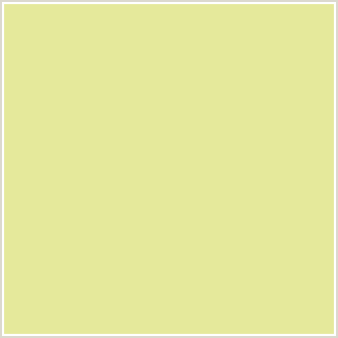 E5E99B Hex Color Image (PRIMROSE, YELLOW GREEN)