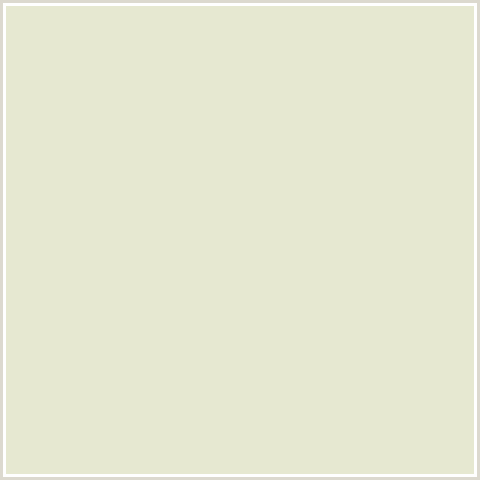E6E8D1 Hex Color Image (WHITE ROCK, YELLOW GREEN)