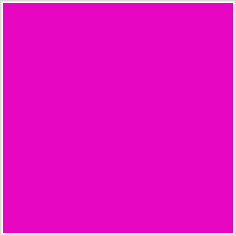 E707C2 Hex Color Image (DEEP PINK, FUCHSIA, FUSCHIA, HOT PINK, MAGENTA, SHOCKING PINK)