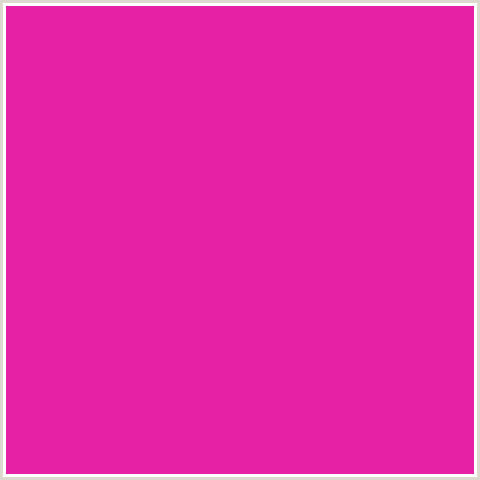 E721A6 Hex Color Image (CERISE, DEEP PINK, FUCHSIA, FUSCHIA, HOT PINK, MAGENTA)