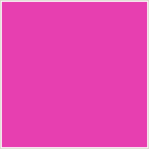 E73FB0 Hex Color Image (DEEP PINK, FUCHSIA, FUSCHIA, HOT PINK, MAGENTA)