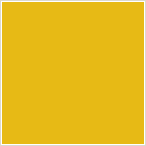 E7BA15 Hex Color Image (GOLD TIPS, ORANGE YELLOW)