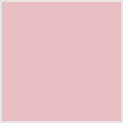 E7BCC3 Hex Color Image (RED, ROSE FOG)