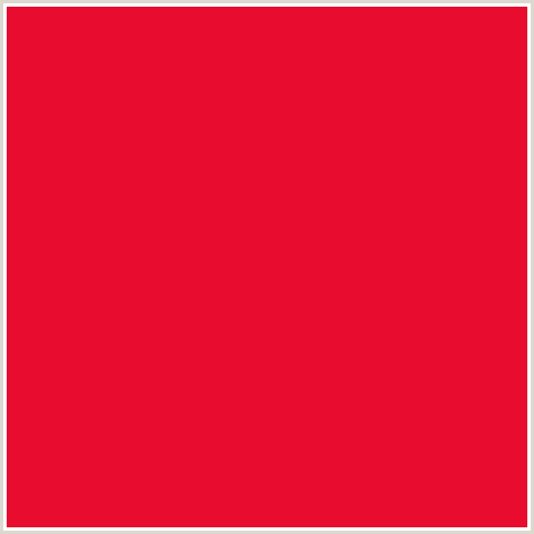 E80C2E Hex Color Image (RED, RED RIBBON)
