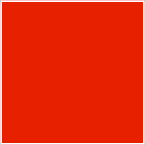 E82102 Hex Color Image (RED, SCARLET)