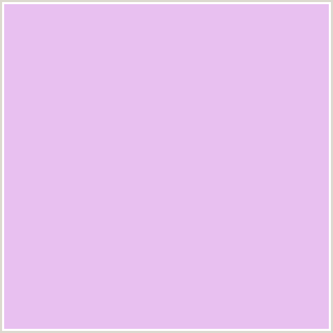 E8C0F0 Hex Color Image (DEEP PINK, FRENCH LILAC, FUCHSIA, FUSCHIA, HOT PINK, MAGENTA)