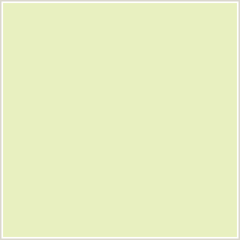 E8F0C0 Hex Color Image (GREEN YELLOW, MINT JULEP)