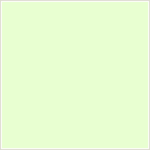 E8FFD1 Hex Color Image (GREEN, SNOW FLURRY)