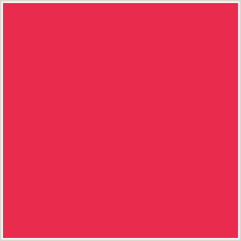 E92B4D Hex Color Image (AMARANTH, RED)