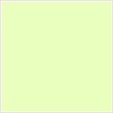 E9FFBE Hex Color Image (CHIFFON, GREEN YELLOW)
