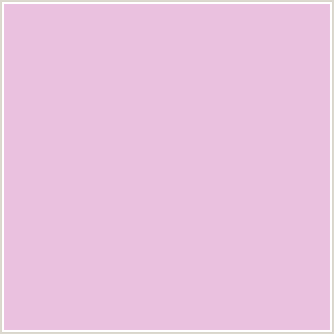 EAC1DF Hex Color Image (DEEP PINK, FUCHSIA, FUSCHIA, HOT PINK, MAGENTA, MELANIE)