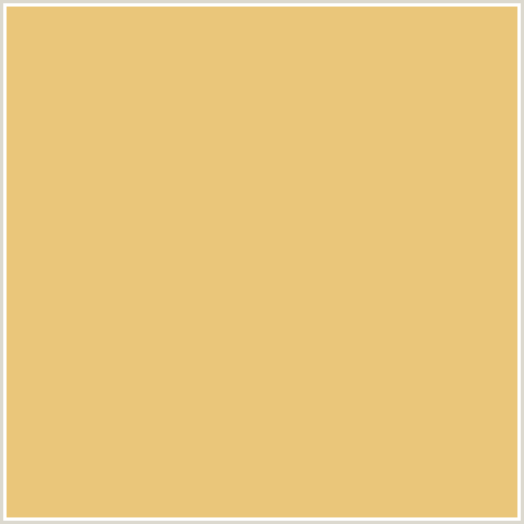 EAC67A Hex Color Image (ROB ROY, YELLOW ORANGE)