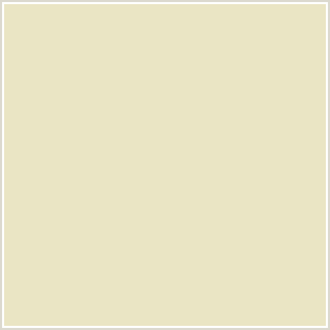 EAE5C4 Hex Color Image (ATHS SPECIAL, YELLOW)