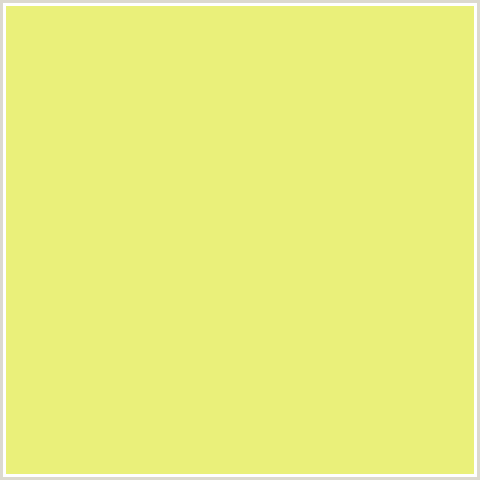 EAF07A Hex Color Image (MANZ, YELLOW GREEN)