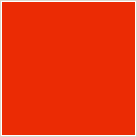 EB2B04 Hex Color Image (RED ORANGE, SCARLET)