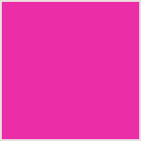 EB2DA8 Hex Color Image (DEEP PINK, FUCHSIA, FUSCHIA, HOT PINK, MAGENTA)