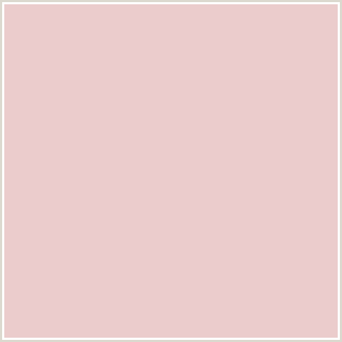 EBCCCC Hex Color Image (OYSTER PINK, RED)