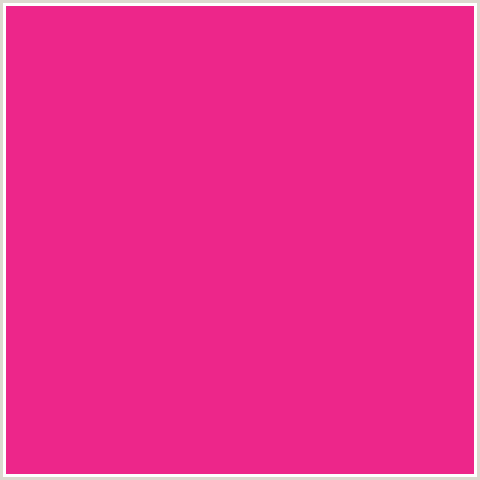 ED268A Hex Color Image (DEEP PINK, FUCHSIA, FUSCHIA, HOT PINK, MAGENTA, VIOLET RED)