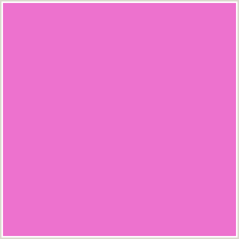 ED72CE Hex Color Image (DEEP PINK, FUCHSIA, FUSCHIA, HOT PINK, LAVENDER MAGENTA, MAGENTA)