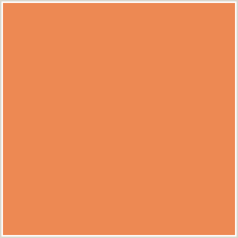 ED8953 Hex Color Image (BURNT SIENNA, ORANGE RED)