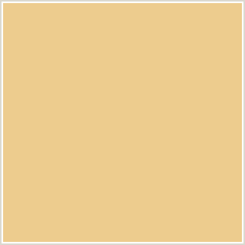 EDCC8E Hex Color Image (CHALKY, ORANGE, TAN)