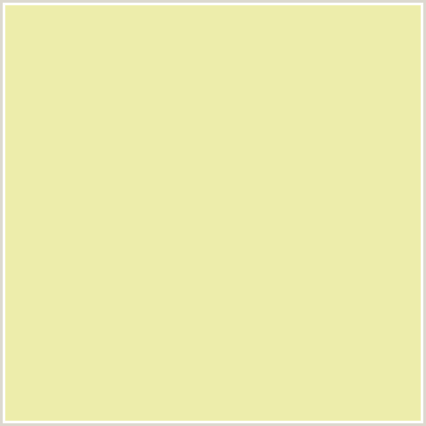 EDEDAB Hex Color Image (DOUBLE COLONIAL WHITE, YELLOW GREEN)