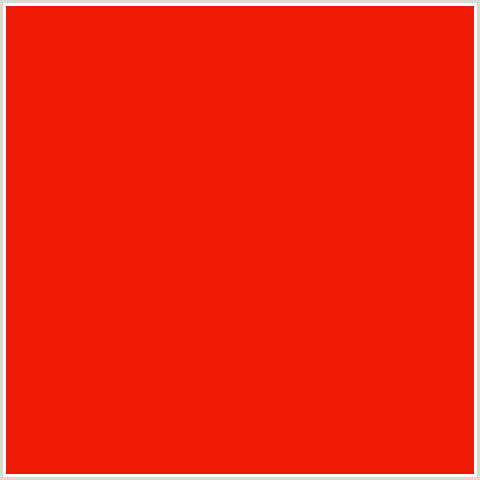 EE1A04 Hex Color Image (RED, SCARLET)