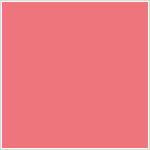 EE747F Hex Color Image (FROLY, RED, SALMON)