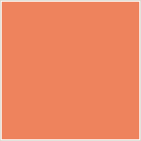 EE835D Hex Color Image (BURNT SIENNA, RED ORANGE)