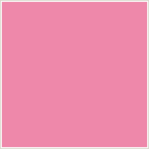 EE88AA Hex Color Image (MAUVELOUS, RED, SALMON)