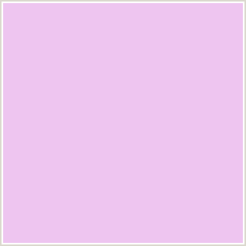 EEC5F0 Hex Color Image (DEEP PINK, FRENCH LILAC, FUCHSIA, FUSCHIA, HOT PINK, MAGENTA)