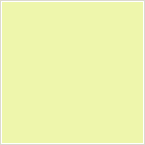 EEF6AC Hex Color Image (SANDWISP, YELLOW GREEN)