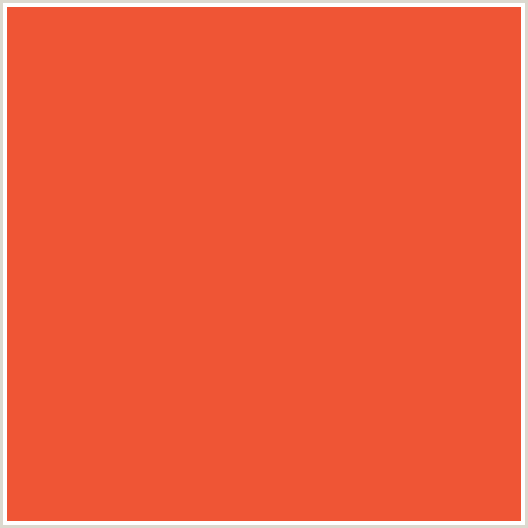 EF5535 Hex Color Image (FLAMINGO, RED ORANGE)