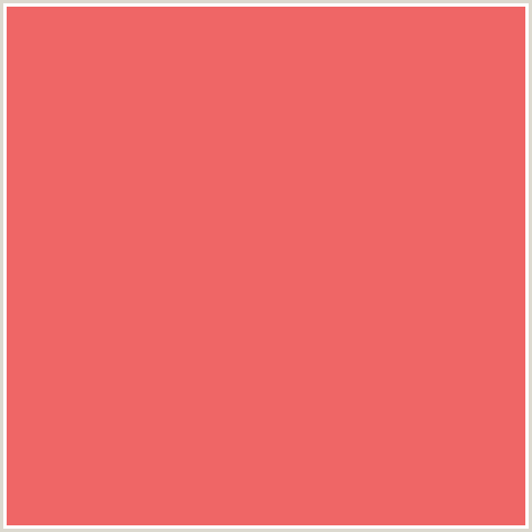 EF6666 Hex Color Image (BURNT SIENNA, RED, SALMON)