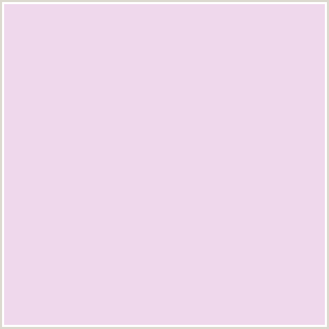 EFD8EC Hex Color Image (DEEP PINK, FUCHSIA, FUSCHIA, HOT PINK, MAGENTA, PRIM)