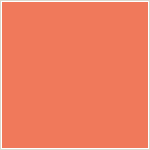 F0795B Hex Color Image (BURNT SIENNA, RED ORANGE)