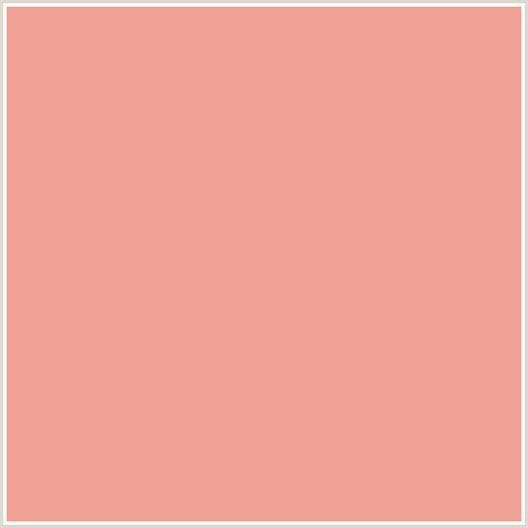 F0A295 Hex Color Image (RED, SEA PINK)