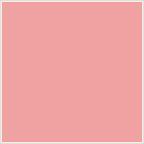 F0A2A2 Hex Color Image (RED, SEA PINK)