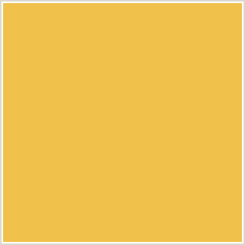 F0C14B Hex Color Image (RONCHI, YELLOW ORANGE)